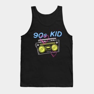 90's Kid Retro Aesthetic Cassette Player Tank Top